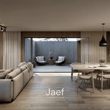 Casa de pasillo con patio, quincho y terraza en zona río