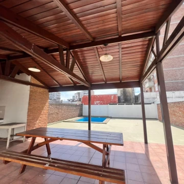 Alquiler Departamento Echesortu Rosario 1 dormitorio amplio balcon Facultades UAI UCA UNR