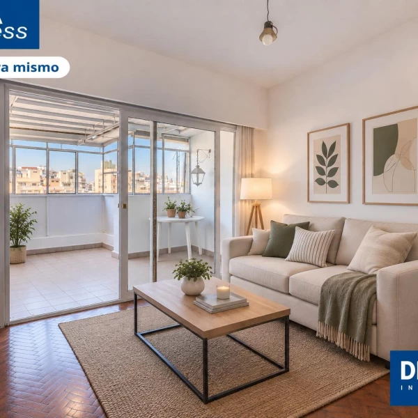 Barracas 2 Ambientes con Balcon Terraza