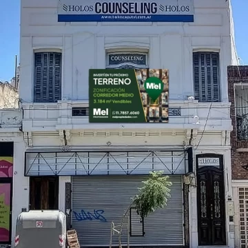 Excepcional Terreno p/ Desarrollo en Av. Córdoba 4444/46/48