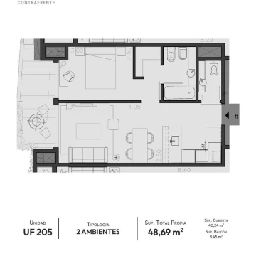 Departamento - Colegiales