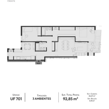 Departamento - Colegiales