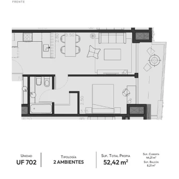 Departamento - Colegiales