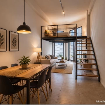 Monoambiente en venta en Parque Chacabuco con entrepiso y balcón terraza