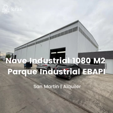 Depósito en Alquiler de 1080 m2 en Parque Industrial San Martin con oficina