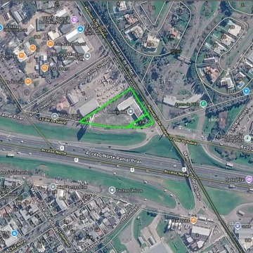 Importante fracción en esquina en venta sobre Colectora Panamericana, km. 43,5 Pilar