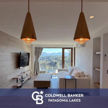 VENTA Departamento 3amb UF1 89m2 a estrenar vista al lago Amoblado Faldeo Manzano Villa la Angostura