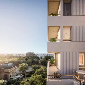 Departamento en venta 2 ambientes a estrenar Recoleta Orientación Norte Balcón Terraza