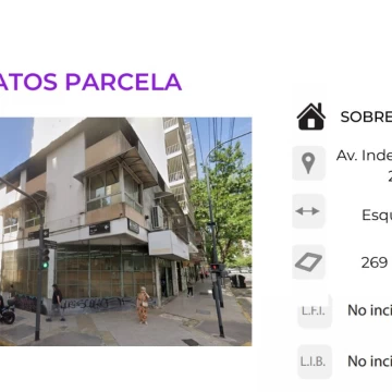 Venta Lote con Renta para Emprendimiento en Balvanera