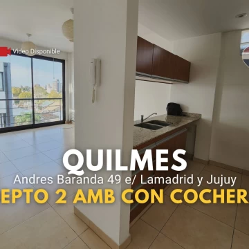 VENTA DEPARTAMENTO 2 AMB AIRE Y LUZ - QUILMES