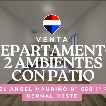 VENTA DEPARTAMENTO A ESTRENAR 1 PISO CON PATIO