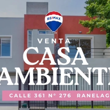 VENTA CASA 5 AMBIENTES EN RANELAGH C/COCHERA