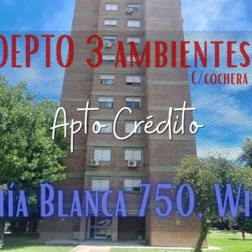 VENTA DEPTO 3 AMBIENTES WILDE COCHERA APTO CREDITO