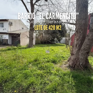 VENTA LOTE EN BARRIO "EL CARMENCITO" HUDSON