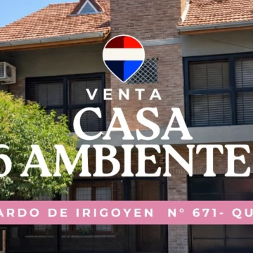 VENTA CASA 6 AMBIENTES JARDIN COCHERA QUILMES
