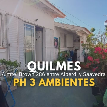 VENTA PH 3 AMBIENTES EN QUILMES CENTRO