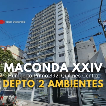 VENTA 2 AMB A ESTRENAR CON COCHERA QUILMES CENTRO