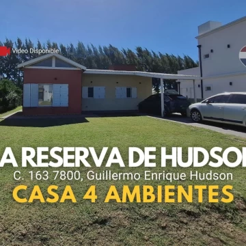 Venta Casa 4 ambientes Barrio La Reserva de Hudson
