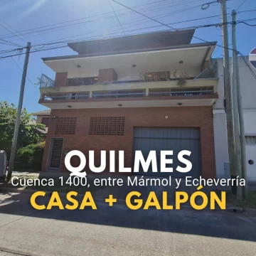 Venta Casa, Galpon, Quincho en Quilmes Este