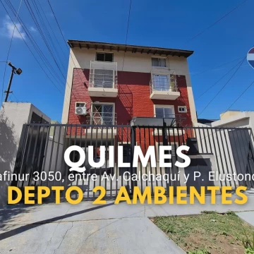 VENTA SEMIPISO 2 AMBIENTES CON COCHERA QUILMES