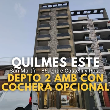 VENTA DEPTO 2 AMB A ESTRENAR EN QUILMES ESTE