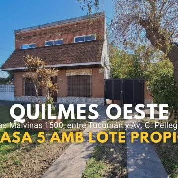 Venta de casa, Islas malvinas 1595, Quilmes Oeste