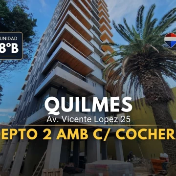 Venta Departamento 2 amb c/ cochera en Quilmes