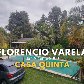 Quinta con Renta Activa en Florencio Varela