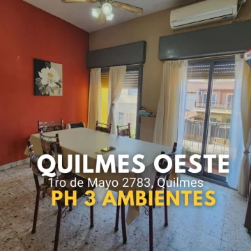 PH 3 AMB CON TERRAZA Y BALCON EN QUILMES OESTE