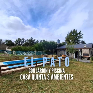VENTA CASA QUINTA EL PATO CON PILETA