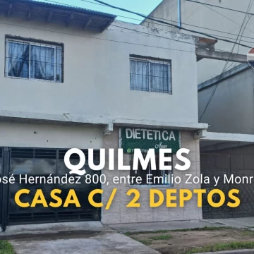 casa en venta con 2 departamentos