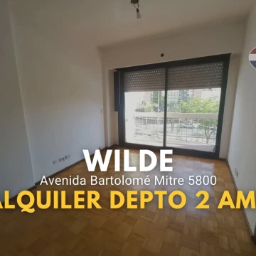 departamento en alquiler 2 amb Wilde