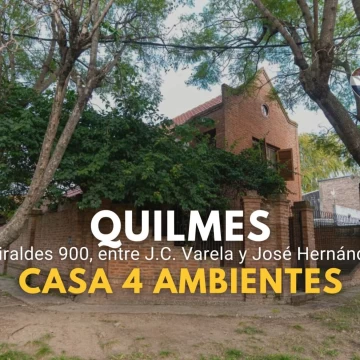 Venta Casa 4 amb quilmes APTO A CREDITO- FINANCIAC