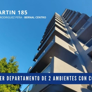 ALQUILER DEPARTAMENTO 2 AMB COCHERA. BERNAL CENTRO