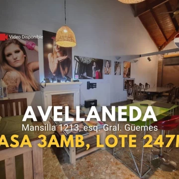CASA 3 AMBIENTES EN VENTA – AVELLANEDA