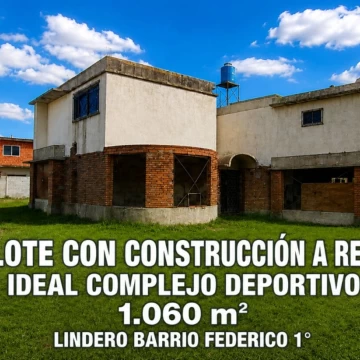 VENTA LOTE C/ CONSTRUCCIÓN A REMODELAR BERAZATEGUI
