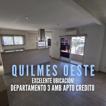 VENTA DEPTO 3 AMB QUILMES APTO CREDITO