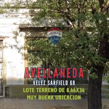 VENTA LOTE TERRENO AVELLANEDA A RECICLAR CRUCESITA