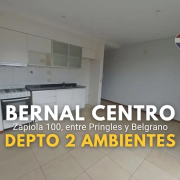 VENTA DEPATO 2 AMB ZAPIOLA 103 CENTRO BERNAL