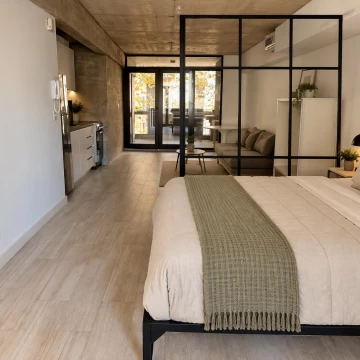 Venta departamento monoambiente divisible con balcón y parrilla en Recoleta