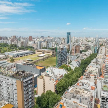Alquiler departamento 3 ambientes con cochera en Quartier Oro  vista panorámica y amenities.