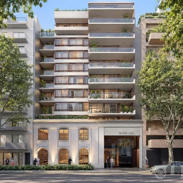 3 ambientes al contrafrente con 2 suites y balcón en Palermo Chico | DOME Cerviño Boulevard