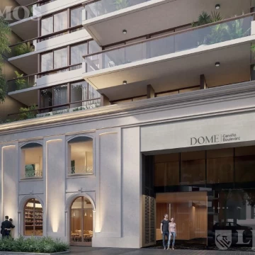 4 ambientes al frente con parrilla y balcón en Palermo Chico | DOME Cerviño Boulevard
