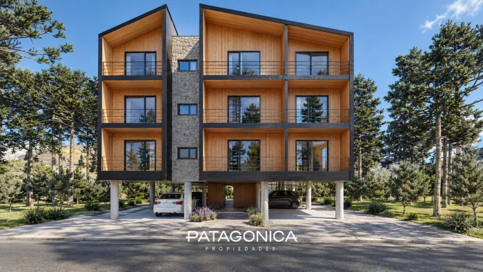 Monoambiente 1D con balcón y financiación en cuotas – HiVa 21.16, Tres Cerros, Villa La Angostura