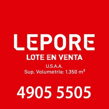 Lote en venta Flores 