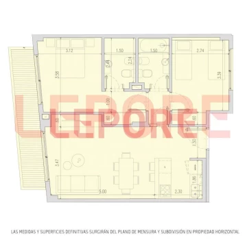 Departamento en venta Recoleta 3 ambientes
