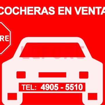 Cochera en venta Recoleta 
