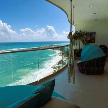 Departamento en venta frente al mar, Lahia Zona Hotelera