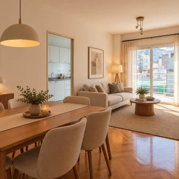 Departamento 2 amb - Cochera y Balcón en Venta en Balvanera