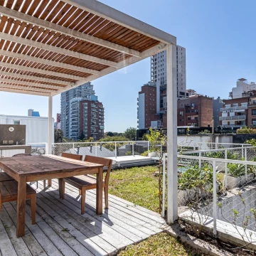 Venta departamento tríplex balcón terraza parrilla doble cochera apto crédito diseño Nuñez